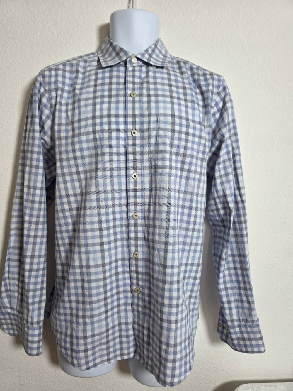 Tommy Bahama Mens Cotton Shirt Size S  (14.5/15)